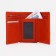 Women's wallet on magnets, orange color