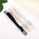 A set of fixers for straps, 10 mm, 15-25 cm, 3 pcs, black/white/beige color