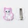 Hair hairpin "Cute cat", 2.8 x 3.5 x 1 cm