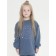 Sweatshirt for girls, height 92 cm, dark gray color