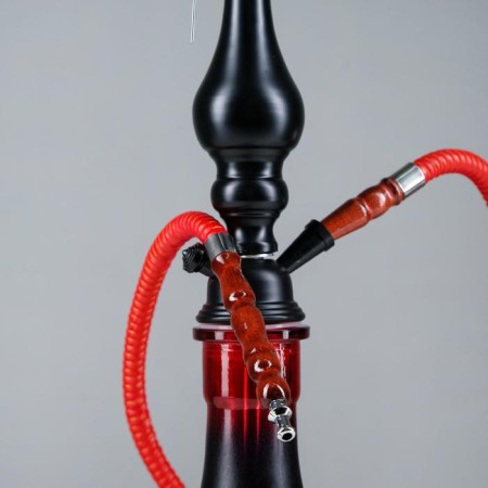 Hookah "Baglung", 48 cm, 1 pipe, black-2