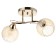 Causte "Erion" 2he27 40W gold 44x18x24 cm Bayerlux