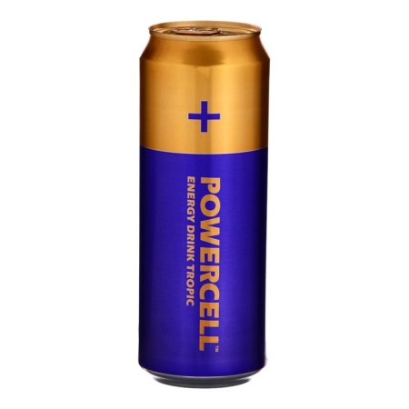 Energy gas drink "PowerCell Tropic", 450 ml