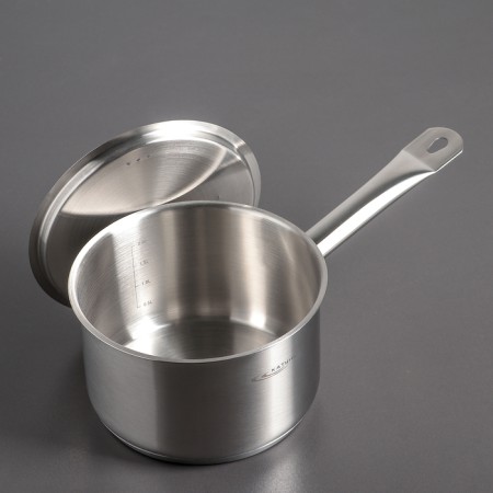 Bucket “GOODOTH”, 2.6 L, D = 18 cm, h = 11 cm, metal cover, metal handle, with a heat distribution layer-1