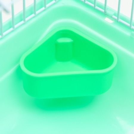 Cell for rodents "Pijon", 31 x 24 x 17 cm, green-4