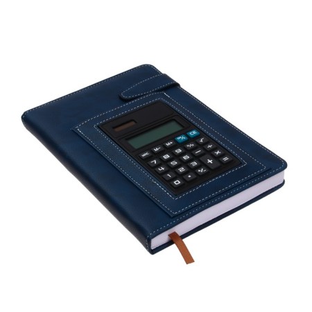 The diary is low, the PVC cover, A5, 140 sheets in the cage, with a rally, with a calculator, mix-2
