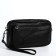 Male bag over the shoulder, artificial leather, black color