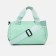 Sports bag with lightning, external pocket, green color