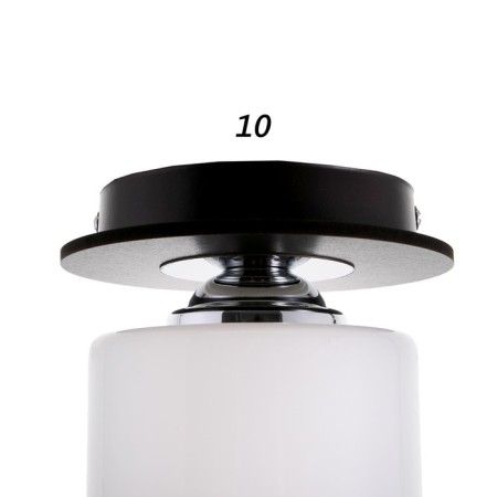 Lamp 91310/1 E27 40W wenge-chrom 12x12x17 cm Bayerlux-3