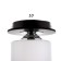 Lamp 91310/1 E27 40W wenge-chrom 12x12x17 cm Bayerlux