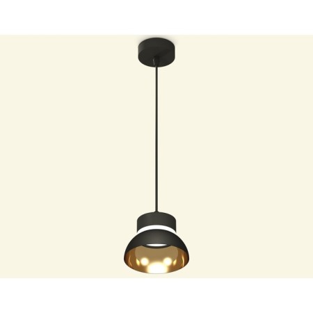 Suspended Ambrella Light, XP8111051, GX53 LED 12 W, Black sand, yellow gold, transparent-2