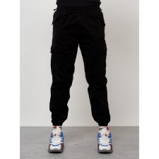 Cargo jeans, size 46-48, black color
