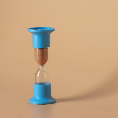 Sanding clock desktop for 2 minutes, H -12 cm, D - 4.4 cm, package package, mix-2