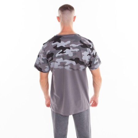 T-shirt male, dark gray color, size m (46)-3