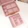 Casket to the leatherette for jewelry "Pink" combined suitcase 8x18x23 cm