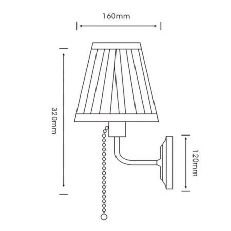 Sconces Arte Lamp Marriot A5039AP-1AB, E27, 60 W, 16x23x32 cm, bronze-3