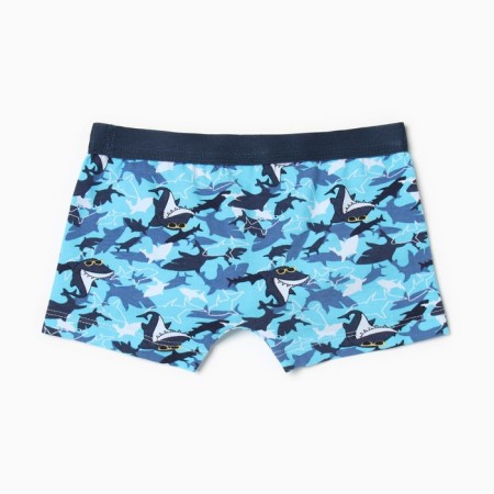 Coward cowards for a boy, blue/sharks, height 98-104 cm-2