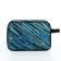 Cosmetic bag with lightning, blue/black color