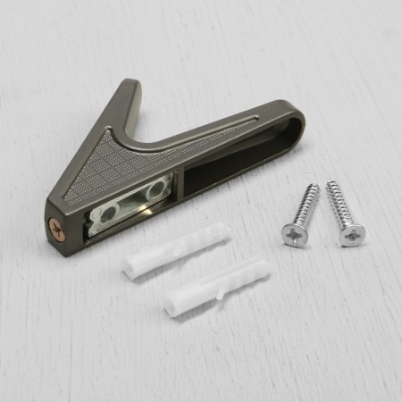 Furniture hook Cappio fawn, one -rod, graphite-5
