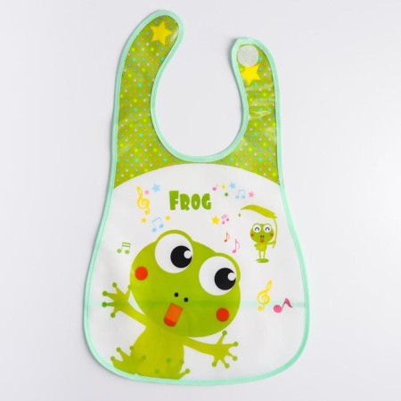 Blory for feeding waterproof on Velcro, for a boy, with a pocket, mix-4
