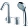 Bath mixer Rush Tenerife TE2835-333, single-leaf, built-in, shower. set, chrome