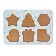 Developing game according to the methodology "Montessori. New Year's figures"