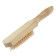 Metallic manual scrap brush, wooden handle, 5-row