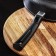 Flot of cast -iron magma, d = 28 cm, h = 6 cm, plastic handle
