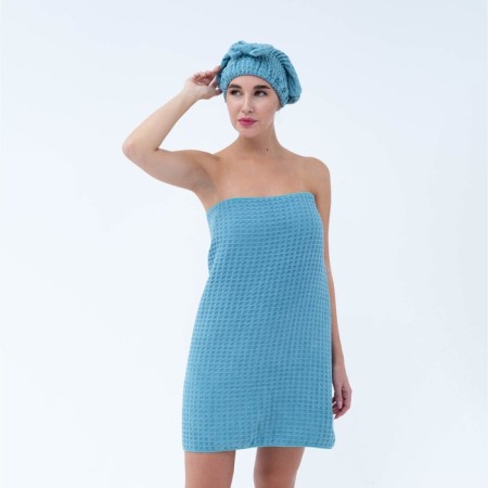Set for the bath and bathroom Ethel Vafli towel 70*140 cm+Chalma 21*25 cm, cent-11