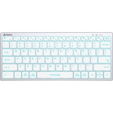 Клавиатура A4Tech Fstyler FX61 белый USB slim LED (FX61 WHITE)