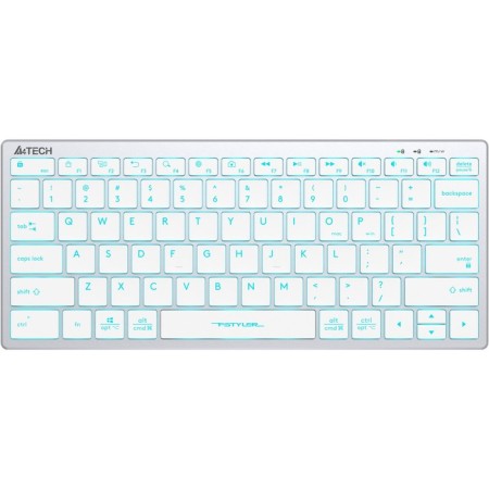 Keyboard A4Tech FSTYLER FX61 White USB Slim Led (FX61 White)