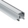 Aluminum profile for stretch ceiling LED Strip Alm013S-2M, 200x5.19x3.52 cm, silver color