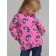 Fleet from a lightning fleece for a girl, height 122 cm