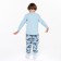Pajamas for a boy, blue color, height 86 cm