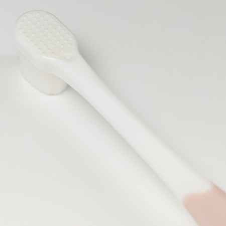 Baby toothbrush with soft bristles, nylon, pink color-3