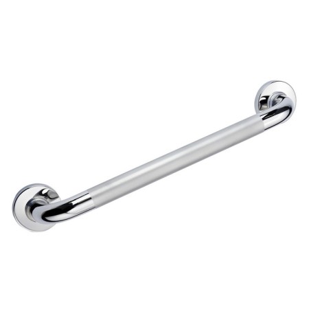Bath handrail with an anti -slip surface of chrome 45 cm