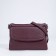 Cross-Bodi bag with zipper, burgundy color