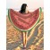 Pareo and beach rug "ripe watermelon", d = 150 cm