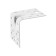 Corner Fixing reinforced tundra, 70x70x55x1.5 mm, in a package of 10 pcs.