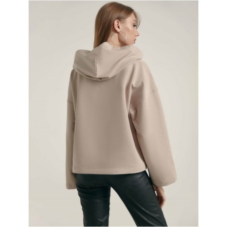 Hoody Female Conte Elegant, Size S, Light Cappuccino color-2