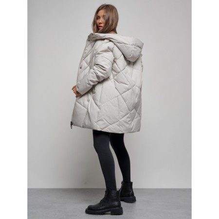 Winter jacket, size 56, light gray color-13