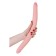 Bilateral phallimitator Lovetoy Lesbi Touch, 43 cm, bodily color