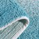 Bathroom soft rug, 50x80 cm, blue color