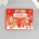 Stickers for creativity "Santa Claus and New Year" embossing silver set 48 pcs 9x7x0.8 cm