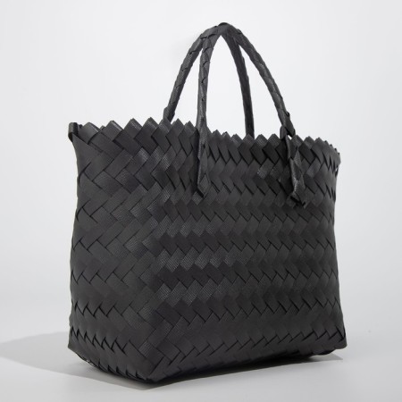 Bag Female Tout without fastening, black color-2