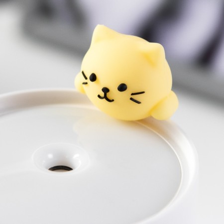 Night-wound “kitten” LED 2W USB 260ml white 7.5x7.5x12 cm Risalux-7