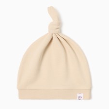 Шапочка детская с узелком MINAKU "Nature", цвет бежевый, размер 42