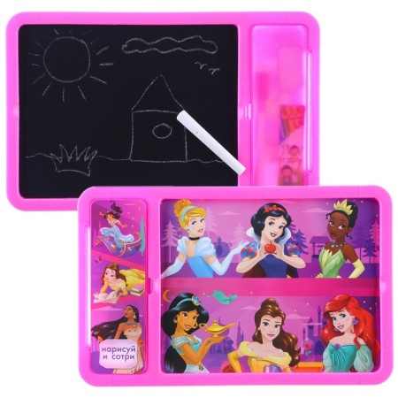 Board for drawing with a marker-stitch, princesses pink