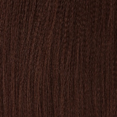 SIM-BRAIDS Kanecalon is monophonic, corrugated, 65 cm, 90 grams, dark-brown color (#8)-1