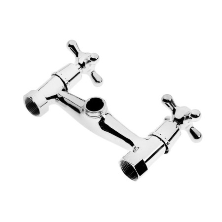 Soul mixer Zein Z80350153, Cran-Box Brass 1/2, with shower set, chrome-1
